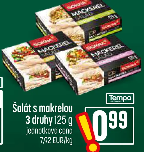 Šalát s makrelou