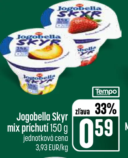 Jogobella Skyr, mix príchutí