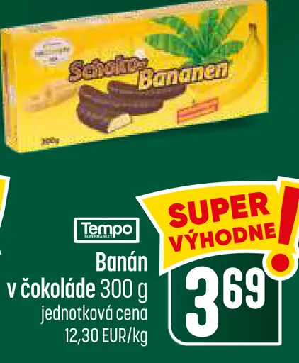 Banán v čokoláde