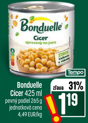 Bonduelle Cícer