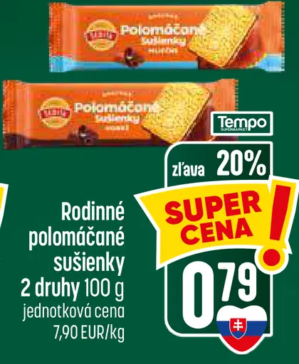 Rodinné polomáčané sušienky