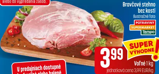 Bravčové stehno bez kosti