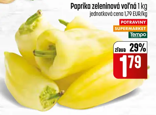 Paprika zeleninová