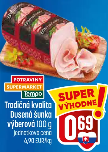 Dusená šunka výberová