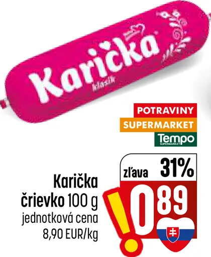 Karička črievko