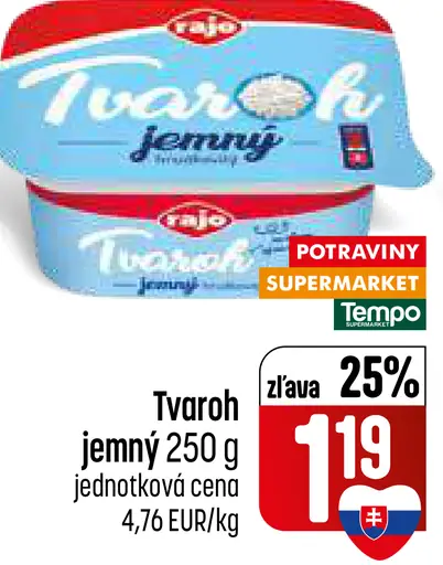 Rajo Tvaroh jemný