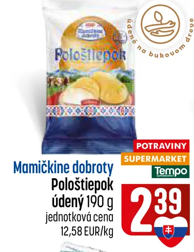 Mamičkine dobroty Polštiepok údený