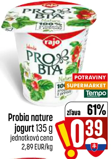 Rajo Probia nature jogurt
