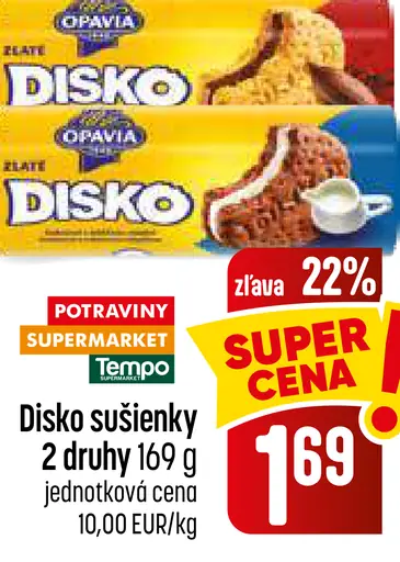 Opavia Disko sušienky – 2 druhy
