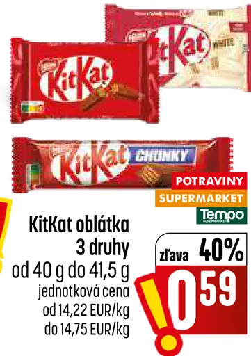 KitKat oblátka 3 druhy