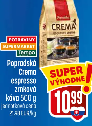 Crema espresso zrnková káva