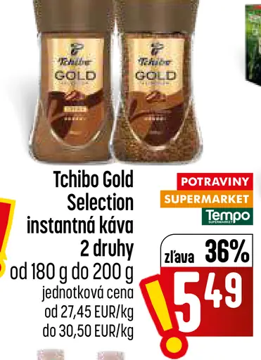 Tchibo Gold Selection instantná káva