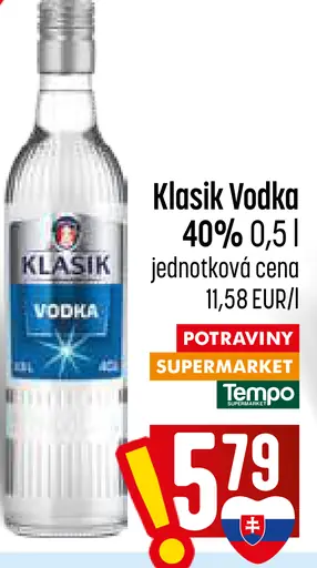 Klasik Vodka Kopaničiarska Slivka 40%