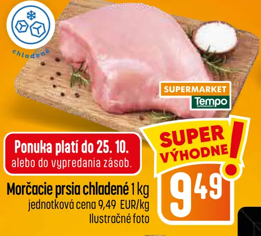 Morčacie prsia chladené