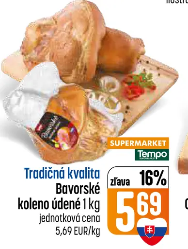 Bavorsk é koleno údené