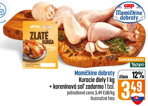 Kuracie diely s koreninovou soľou