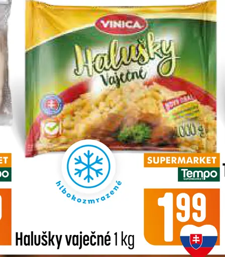 Vinica Halušky vaječné