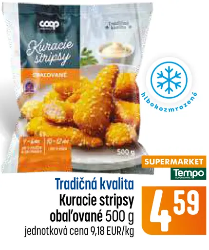 Kuracie strips obalované