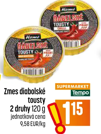 Zmes diabolské tousty
