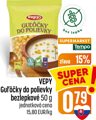 Vepy guľočky do polievky bezlepkové