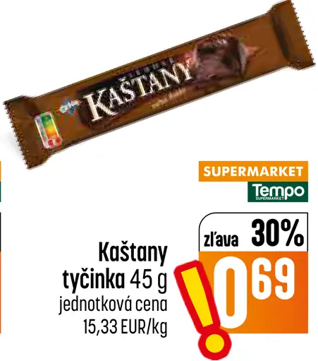 Kaštany tyčinka