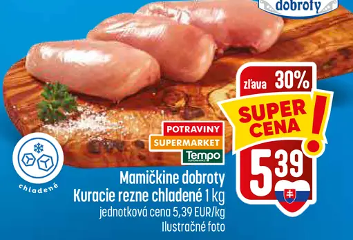 Kuracie rezne chladené