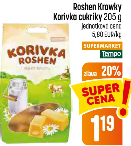 Roshen Krowky Kori vka cukríky
