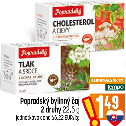 Popradský Bylinný čaj šípky