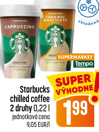 Starbucks chilled coffee 2 druhy