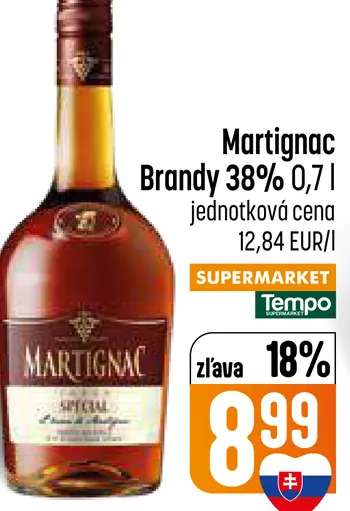 Martignac Brandy 38%