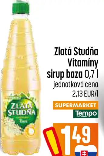 Zlatá studňa Vitamíny sirup