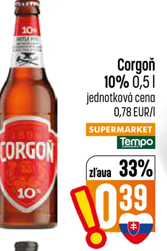 Corgoň 10% pivo