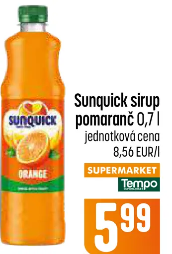 Sunquick sirup pomaranč