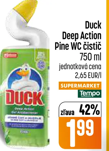 Duck Deep Action Pine WC čistič