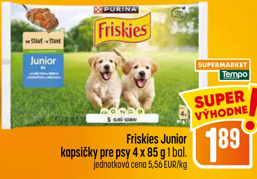Friskies Junior kapsičky pre psy