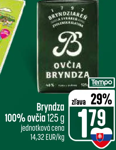 Bryndza 100 % ovčia salašnícka