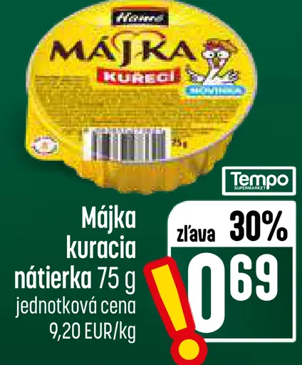 Májka kuracia nátierka