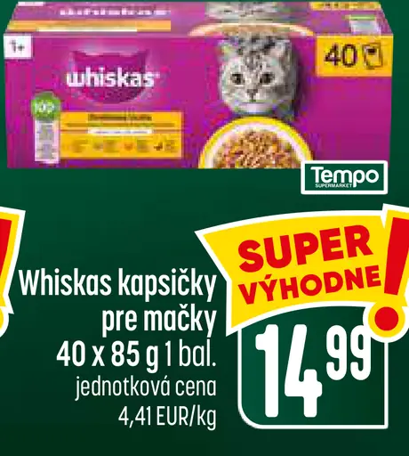 Whiskas Kapsičky pre mačky