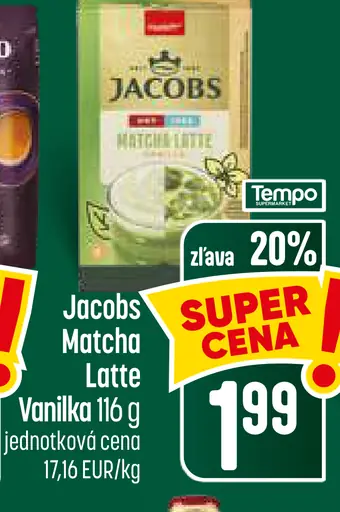 Jacobs Matcha Latte vanilka
