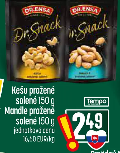 Kešu pražené solené