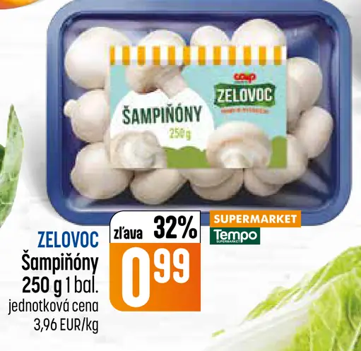 Zelovoc šampiňóny