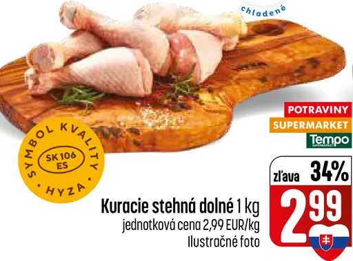Kuracie stehná dolné