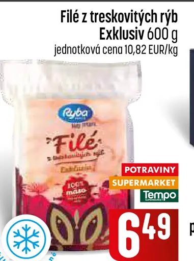 Ryba Filé z treskovitých rýb Exklusiv