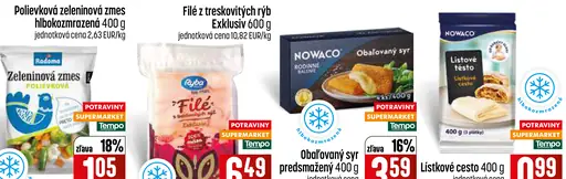 Radoma Polievková zeleninová zmes hlboko zmrazená