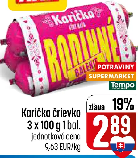 Karička črievko