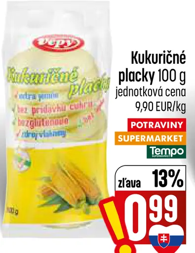 OPP kukuričné placky