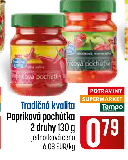 Tradičná kvalita Papriková pochúťka