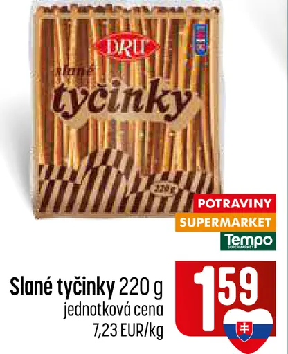 Dru slané tyčinky