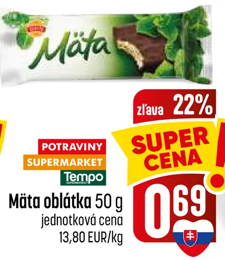 Máta oblátka