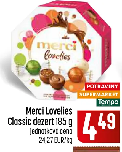 Merci Lovelies Classic dezert